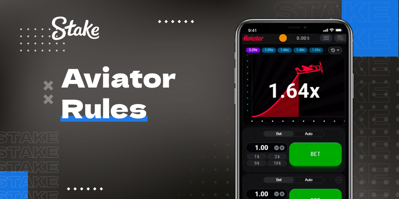 Rules of the Aviator game on Stake online casino