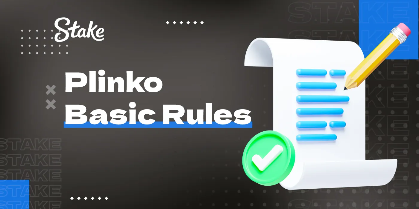 Basic rules of the Plinko game on Stake Pakistan